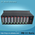 HongRui 4U 16 slots de 19 polegadas caixa de mídia de fibra 4u chassis rack de montagem